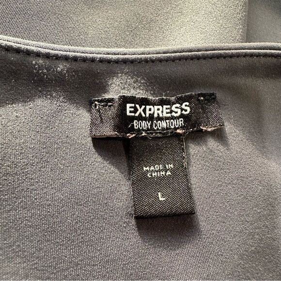 Express Blue Body Contouring Short Sleeve Size Large - Picture 10 of 10